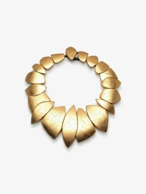 Monies Cara necklace: goldfoil