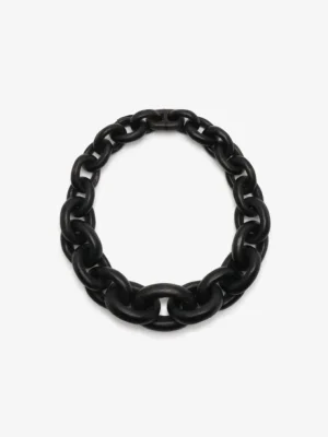 Monies Catena necklace: black
