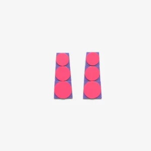 Monies Cicely stud earring pink