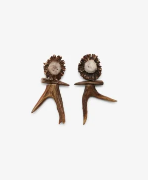 Monies Earring: antlers