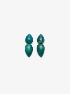 Monies Earring: chrysocolla