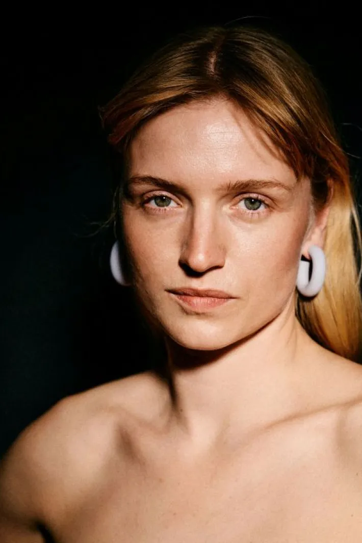 Monies Fides stud earring