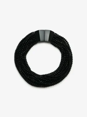 Monies Kaia necklace: obsidian stone