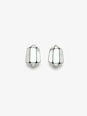 Monies Lyrix stud earring silver