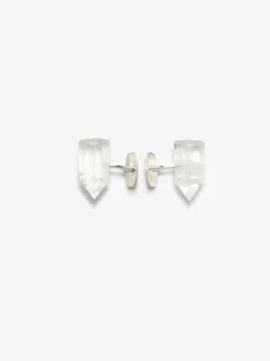 Monies Mint cuff links: sterling silver, mountain crystal