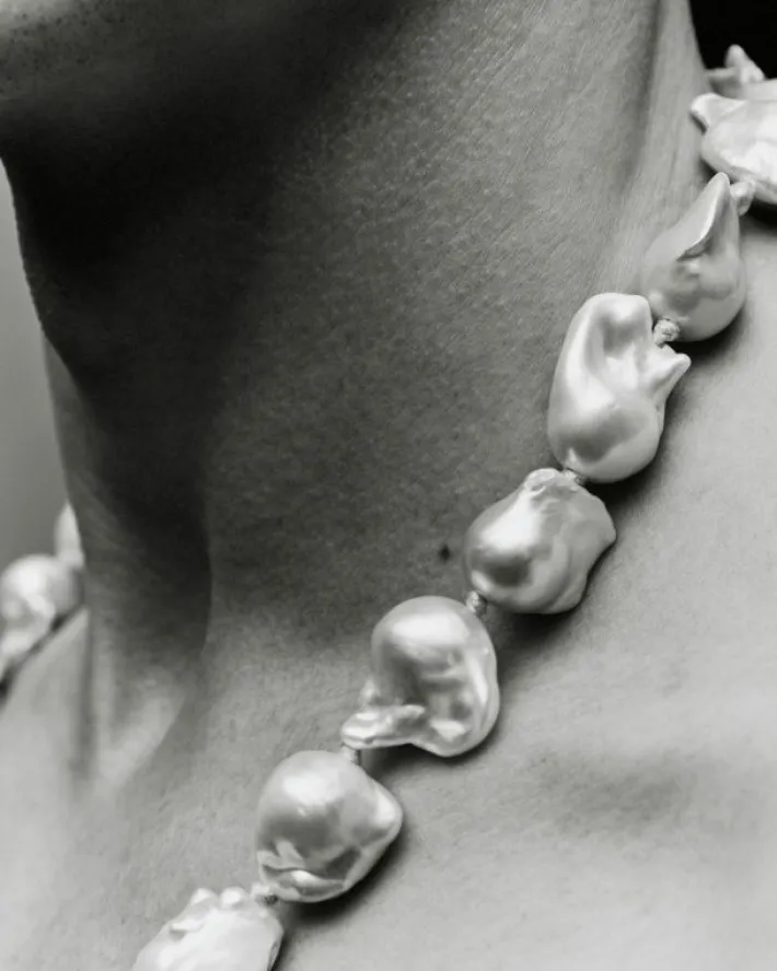 Monies Mint necklace: baroque pearl