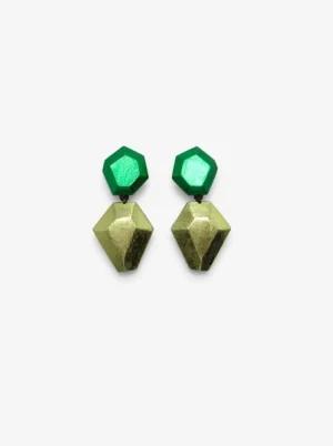 Monies Nebu earclips green