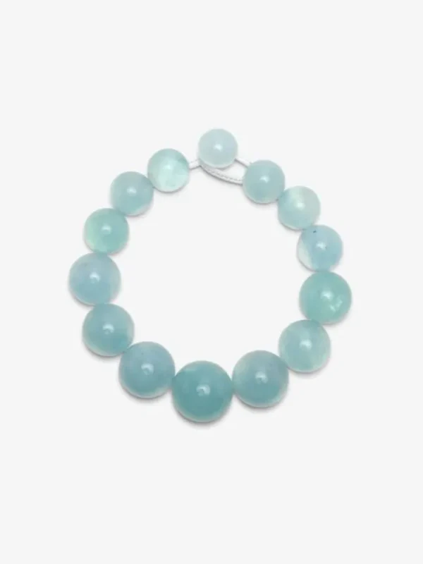 Monies Necklace: aquamarine, acrylic