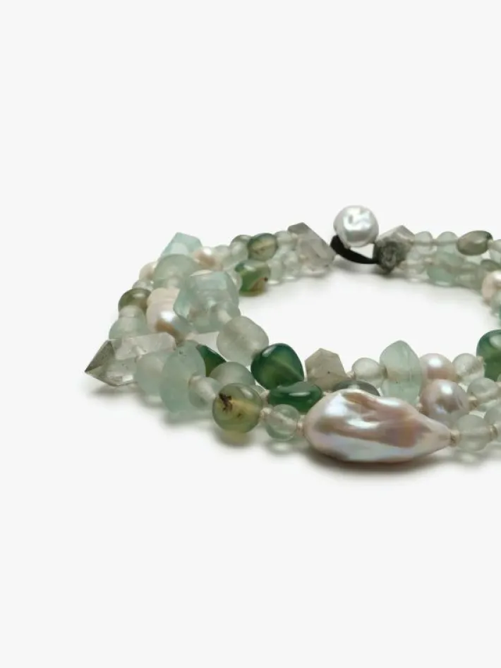 Monies Necklace: mixed materials