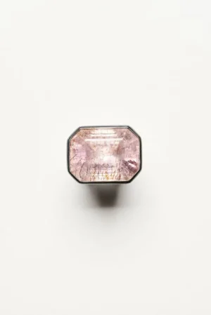 Monies Ring: amethyst, oxidied sterling silver