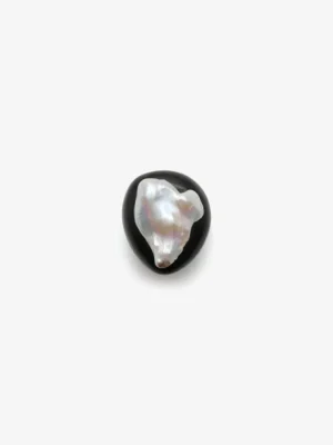 Monies Ring: baroque pearls, ebony