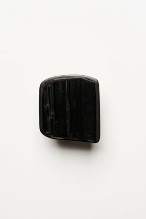 Monies Ring: black tourmaline, ebony