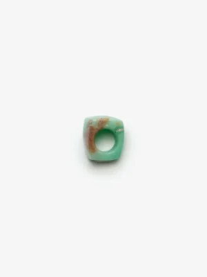 Monies Ring: chrysoprase