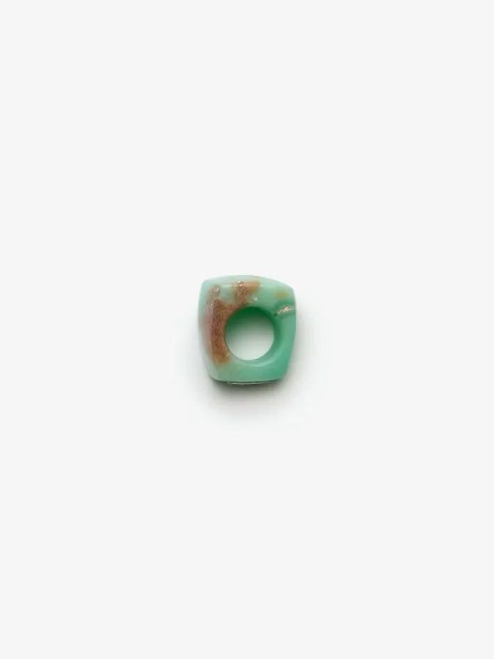 Monies Ring: chrysoprase
