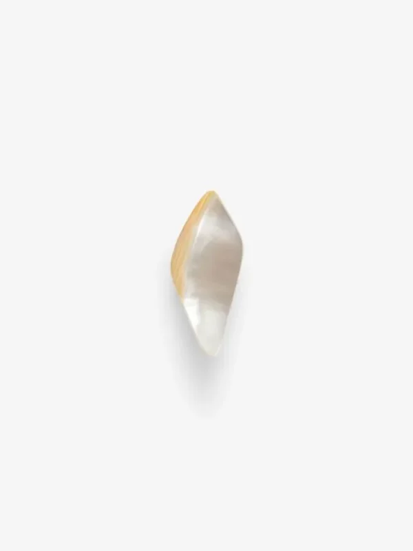 Monies Ring: mother of pearl, leather