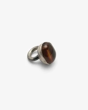 Monies Ring: rutilated quartz, silver