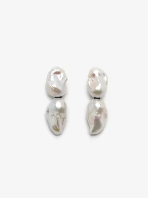 Monies Sable earrings: baroque pearls