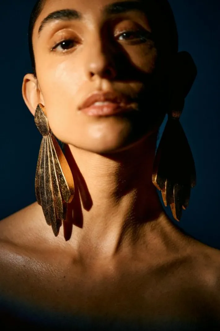 Monies Taylor earring: goldfoil