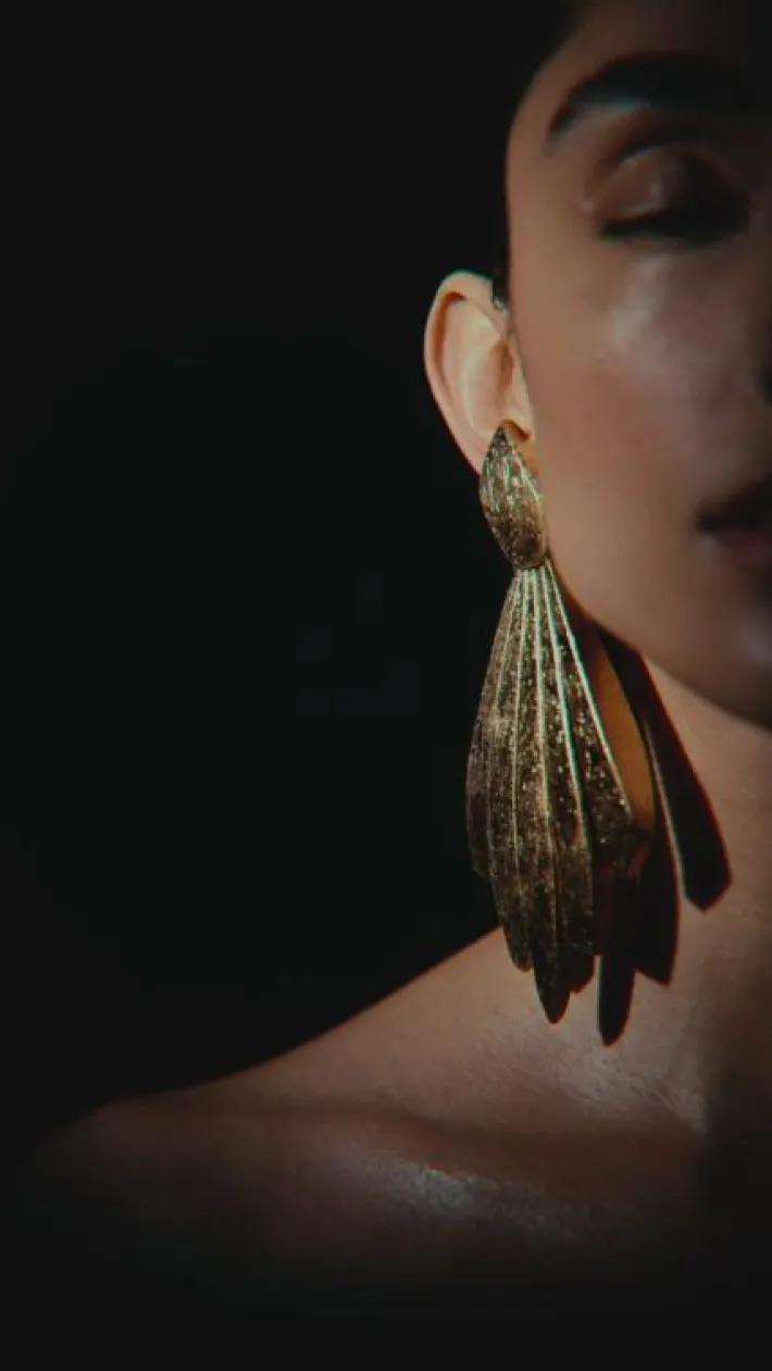 Monies Taylor earring: goldfoil