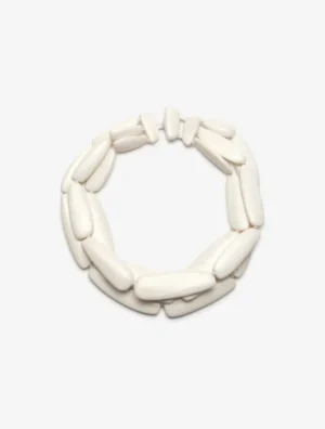 Monies Vaka necklace white